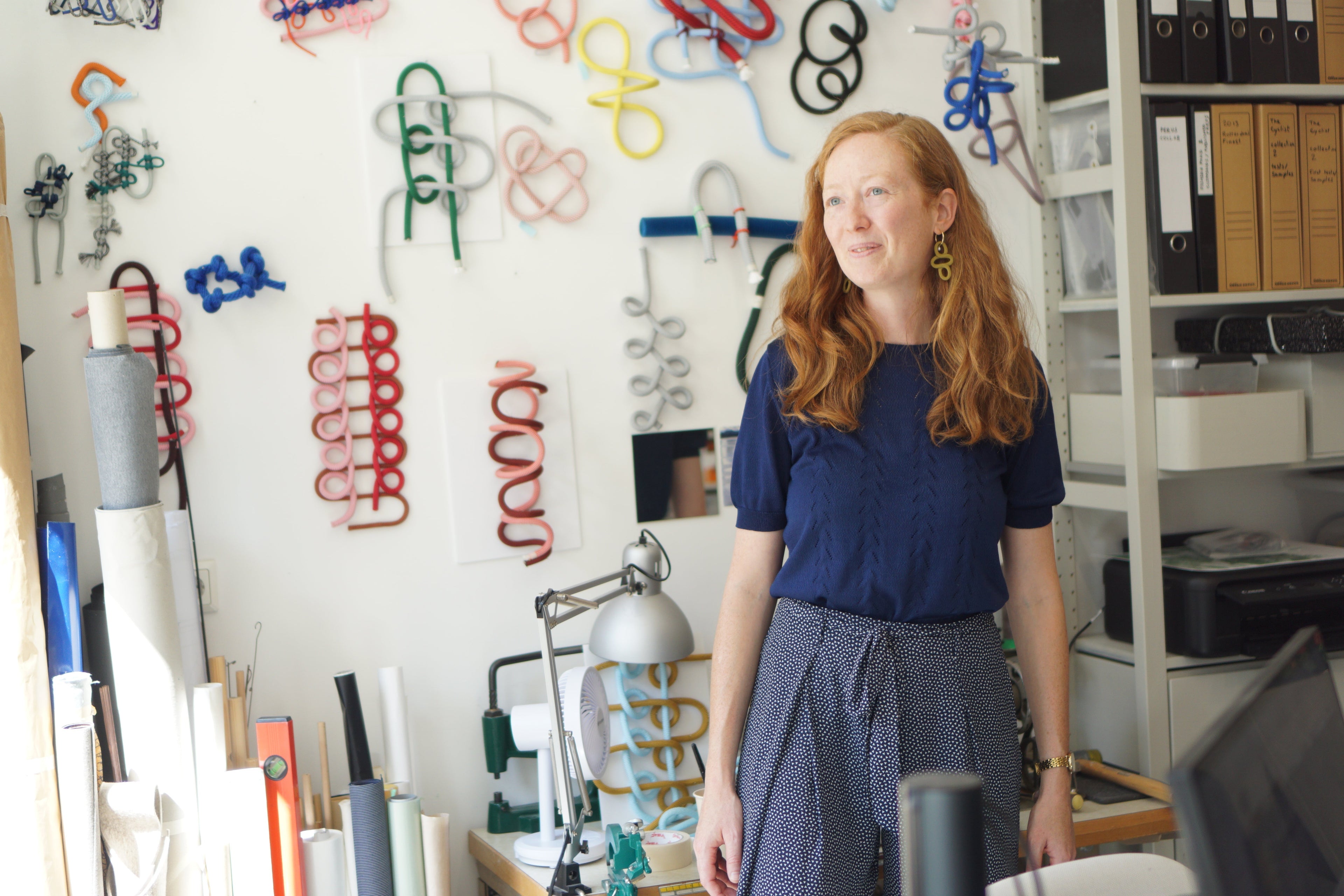 Product developer turned artist: Julie Thissen turns rope into colourful art for your wall