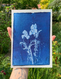 Cyanotype-experiment nr. 1 - Kunstprint