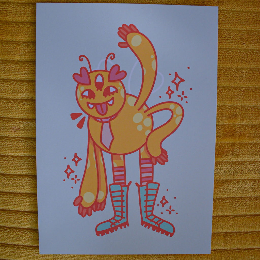 Insecttype monsterprint
