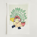 Polaroid plant lady