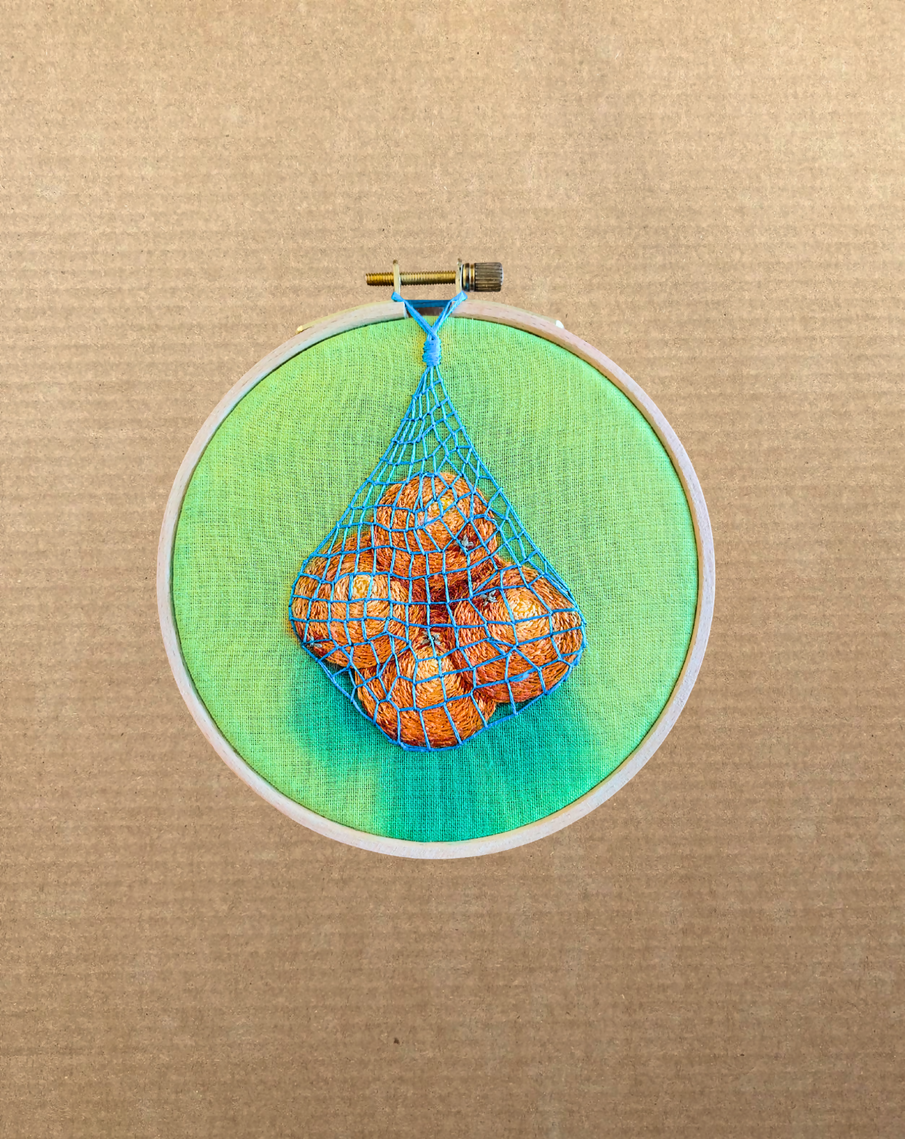 Oranges in net