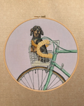 Teckel & Fiets-Borduurwerk