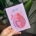 Postcard "Your are purr-fect"