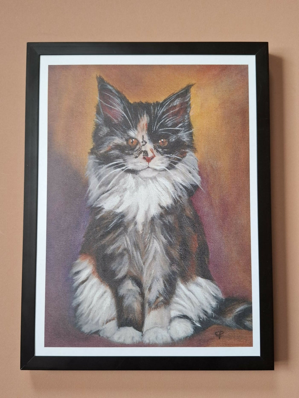 Cat print 'Luna'