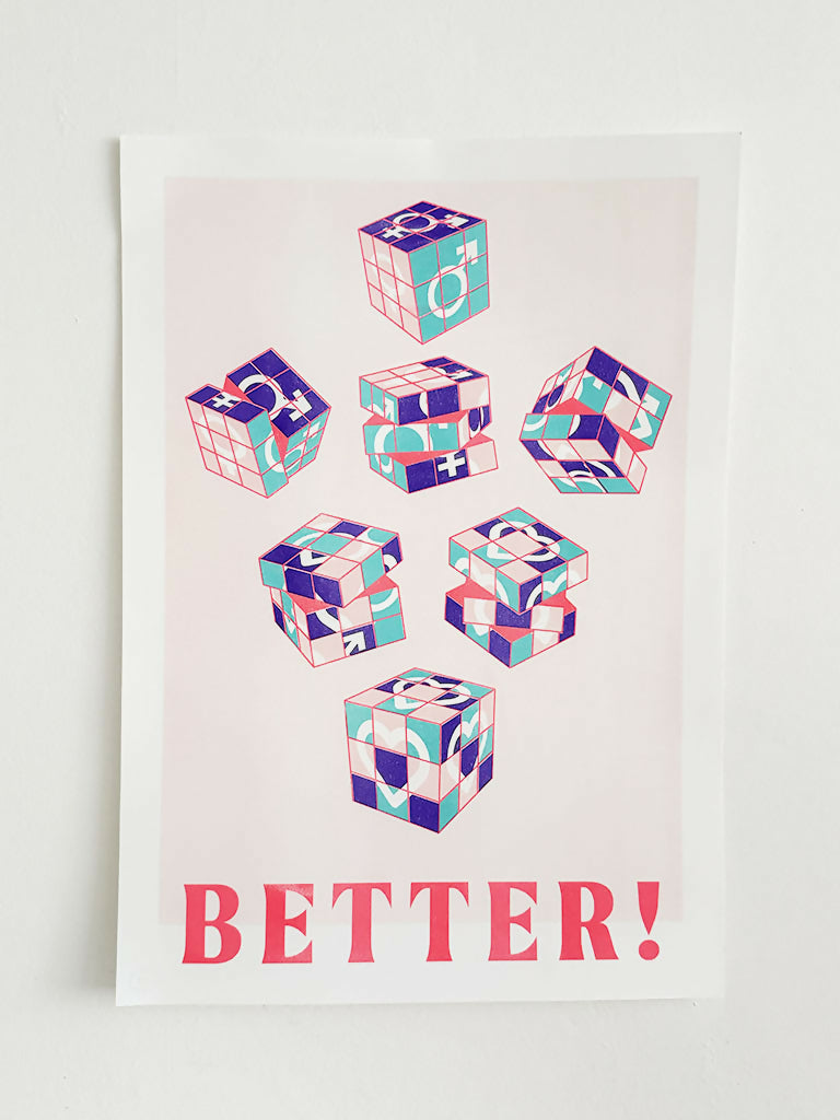 Better - a riso print