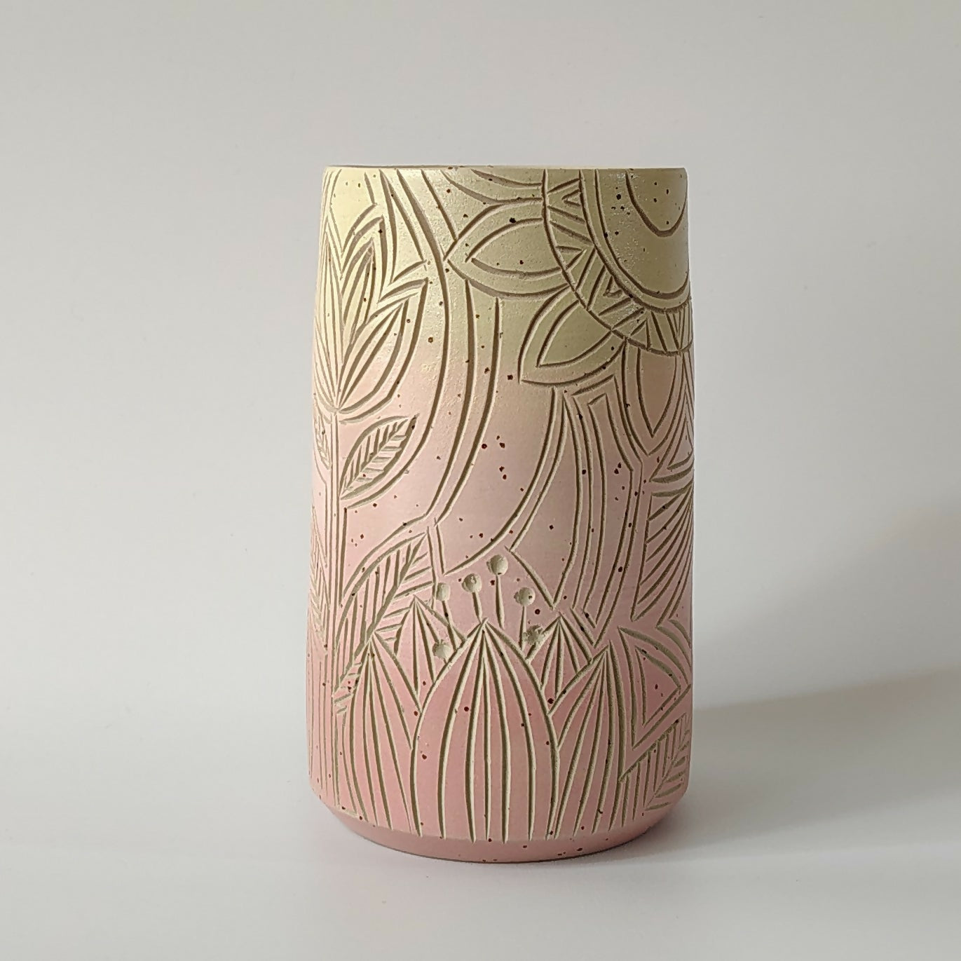 Soft Pink Lotus Vase