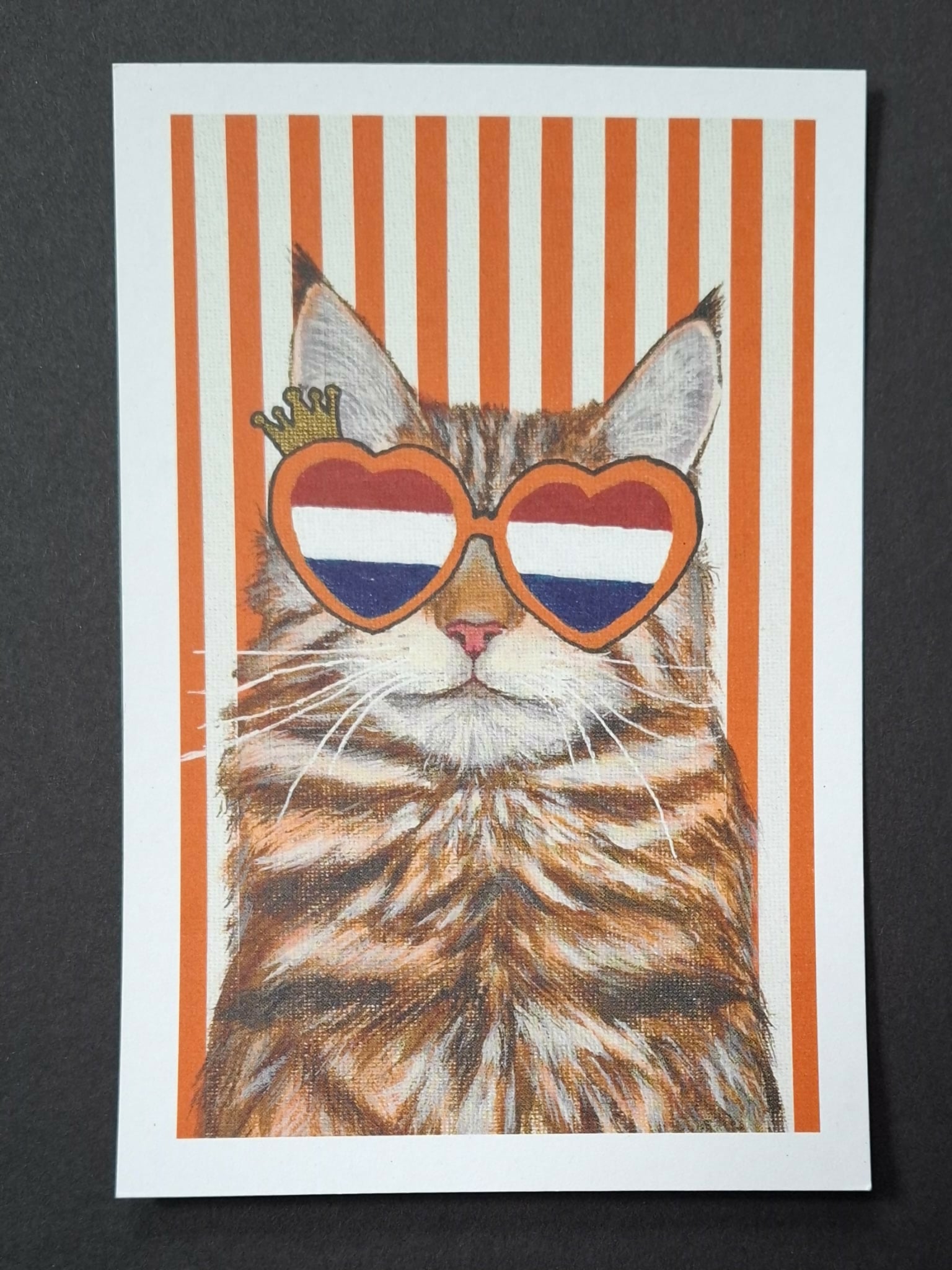 Cat print 'Prins poes van Oranje'