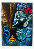 Heer Ganesh – A4 Fine Art Print