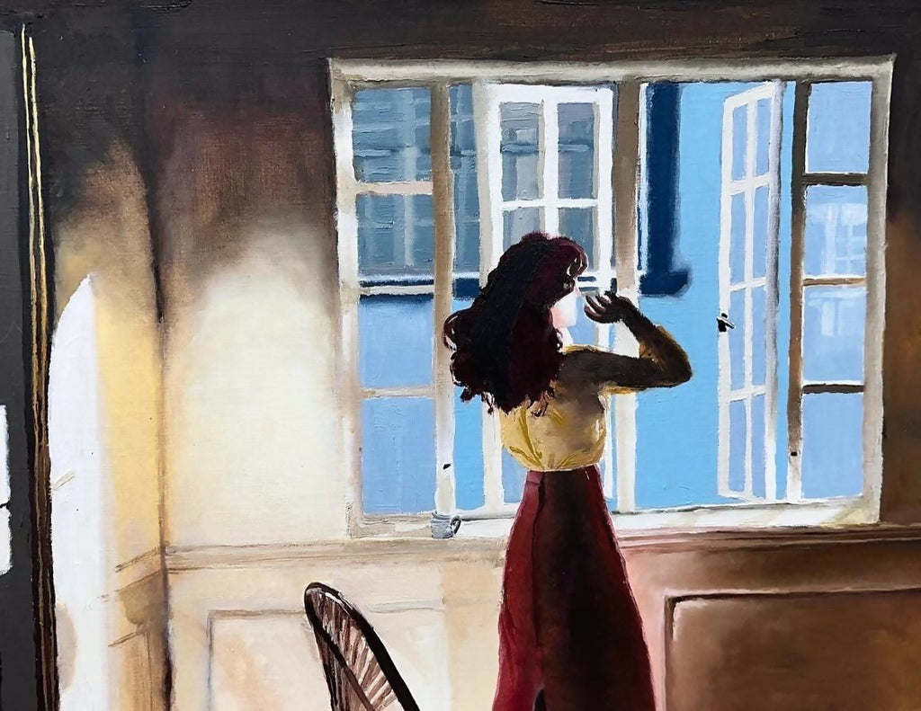 Girl in the window – Fine Art Print