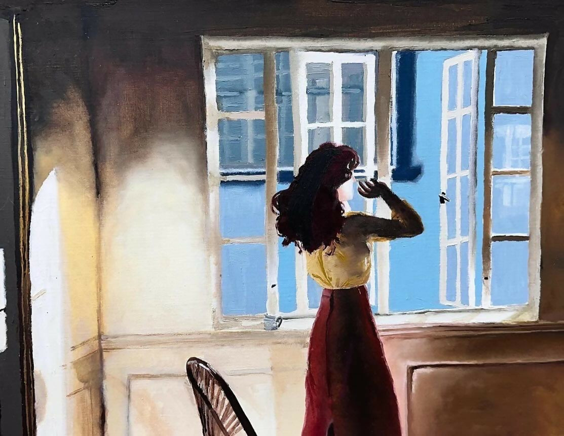 Girl in the window – Fine Art Print