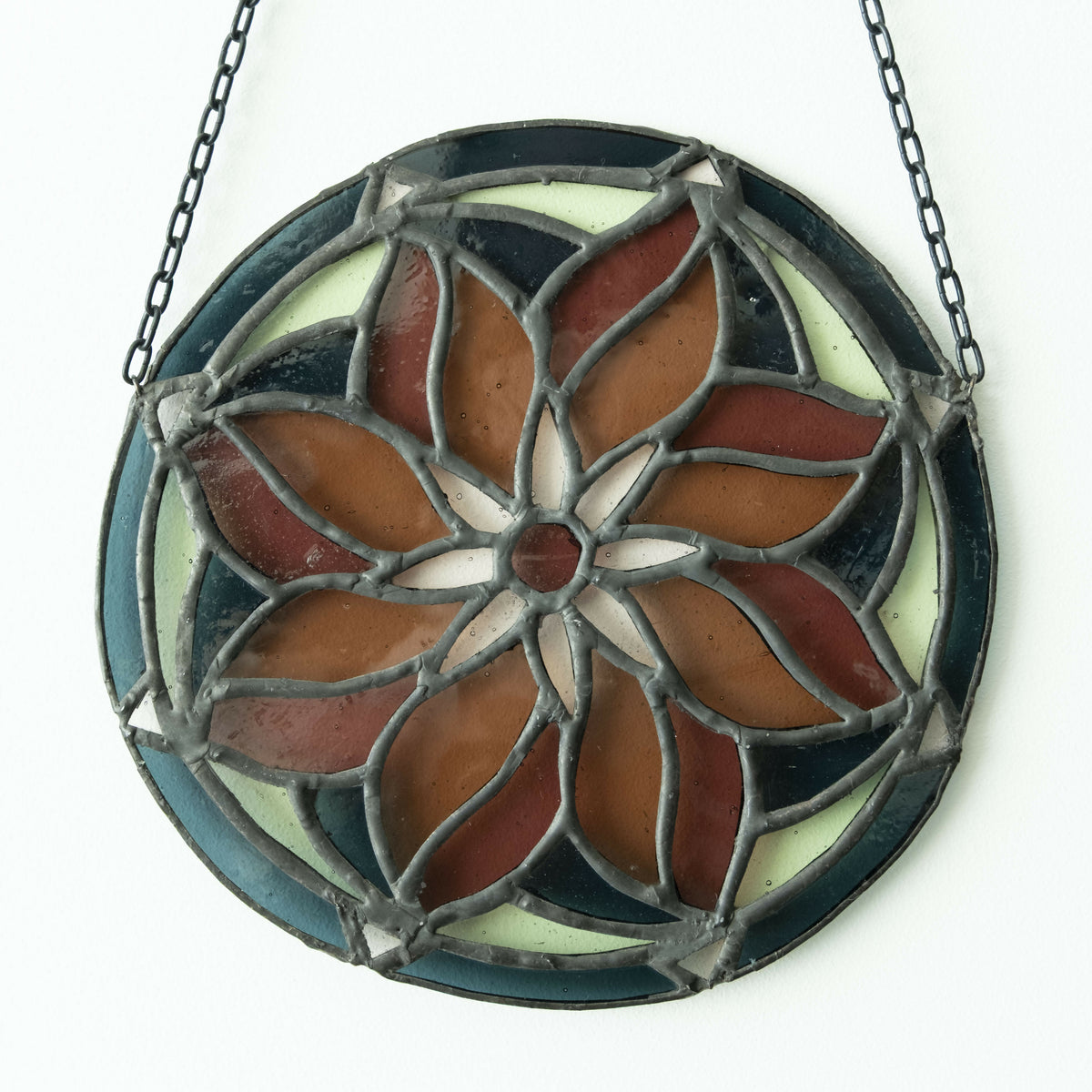 Stained Glass Mandala Pink/Green