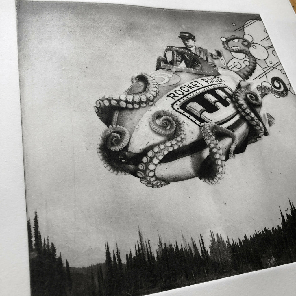 Exterior No.15: The Boy and The Rocket Racer