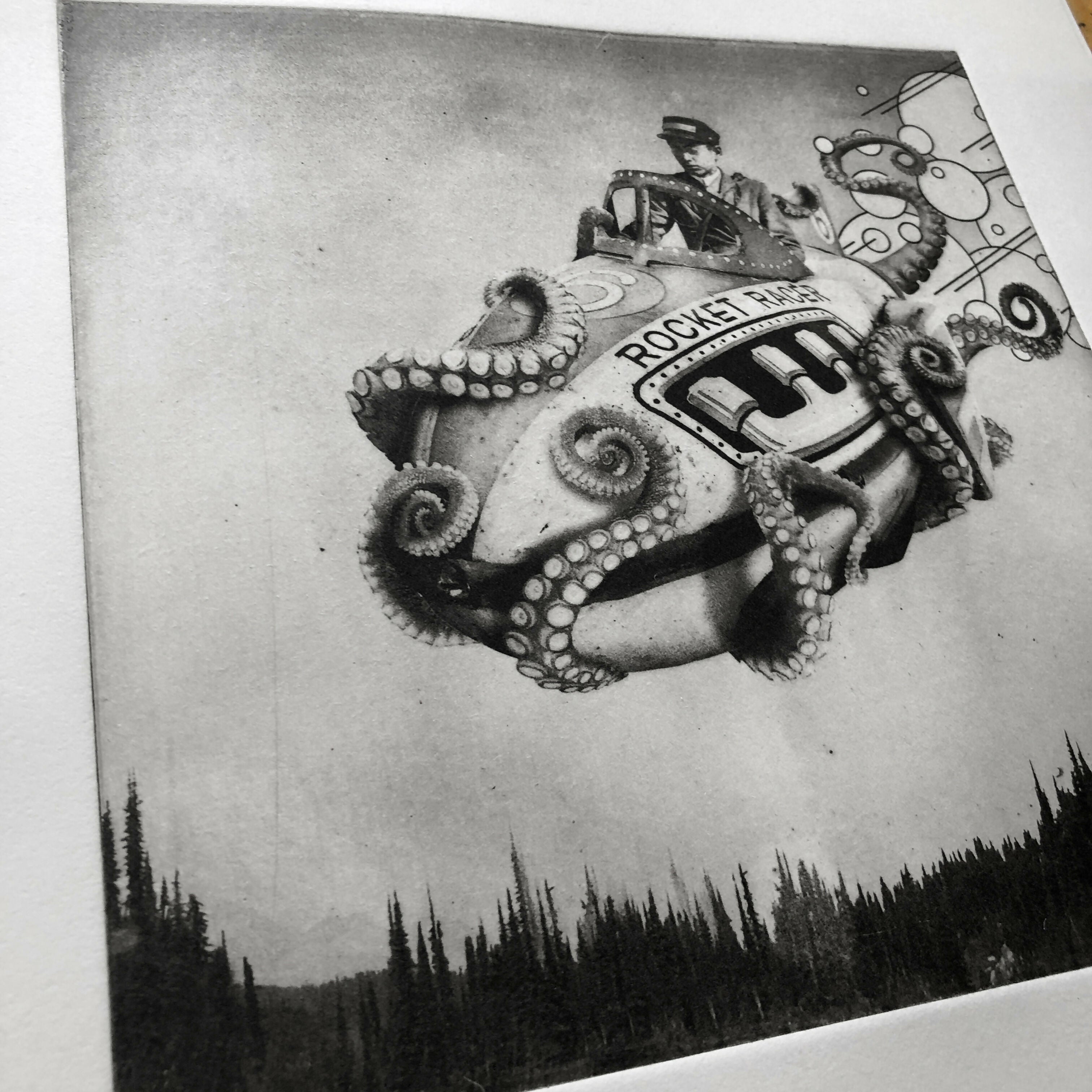 Exterior No.15: The Boy and The Rocket Racer
