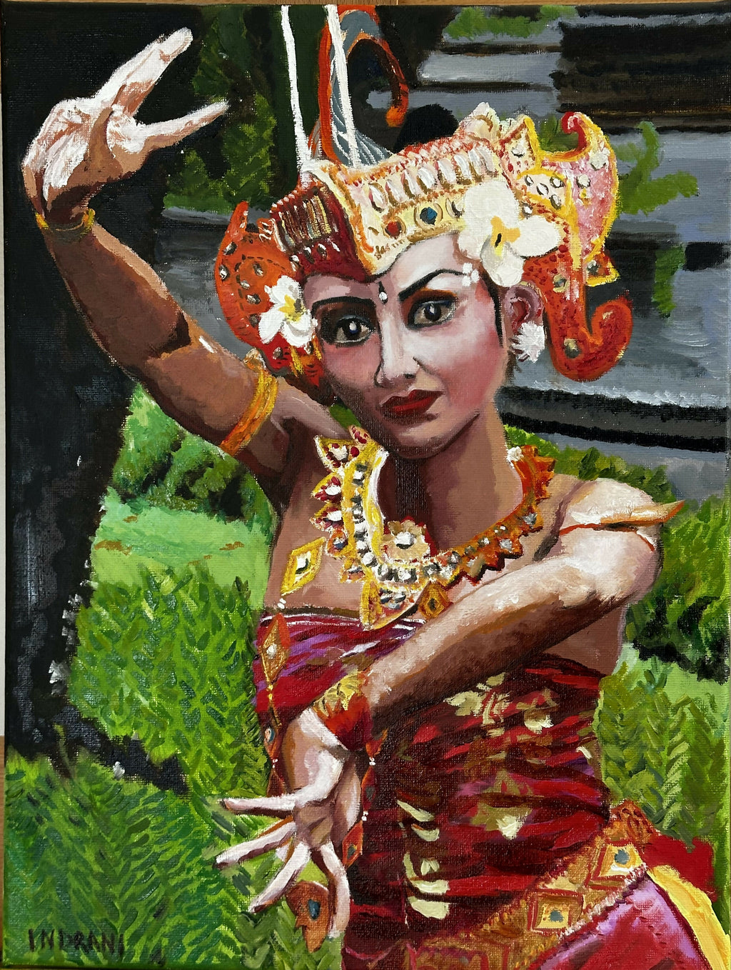 The Barong Dancer – A3 sized Fine Art Print
