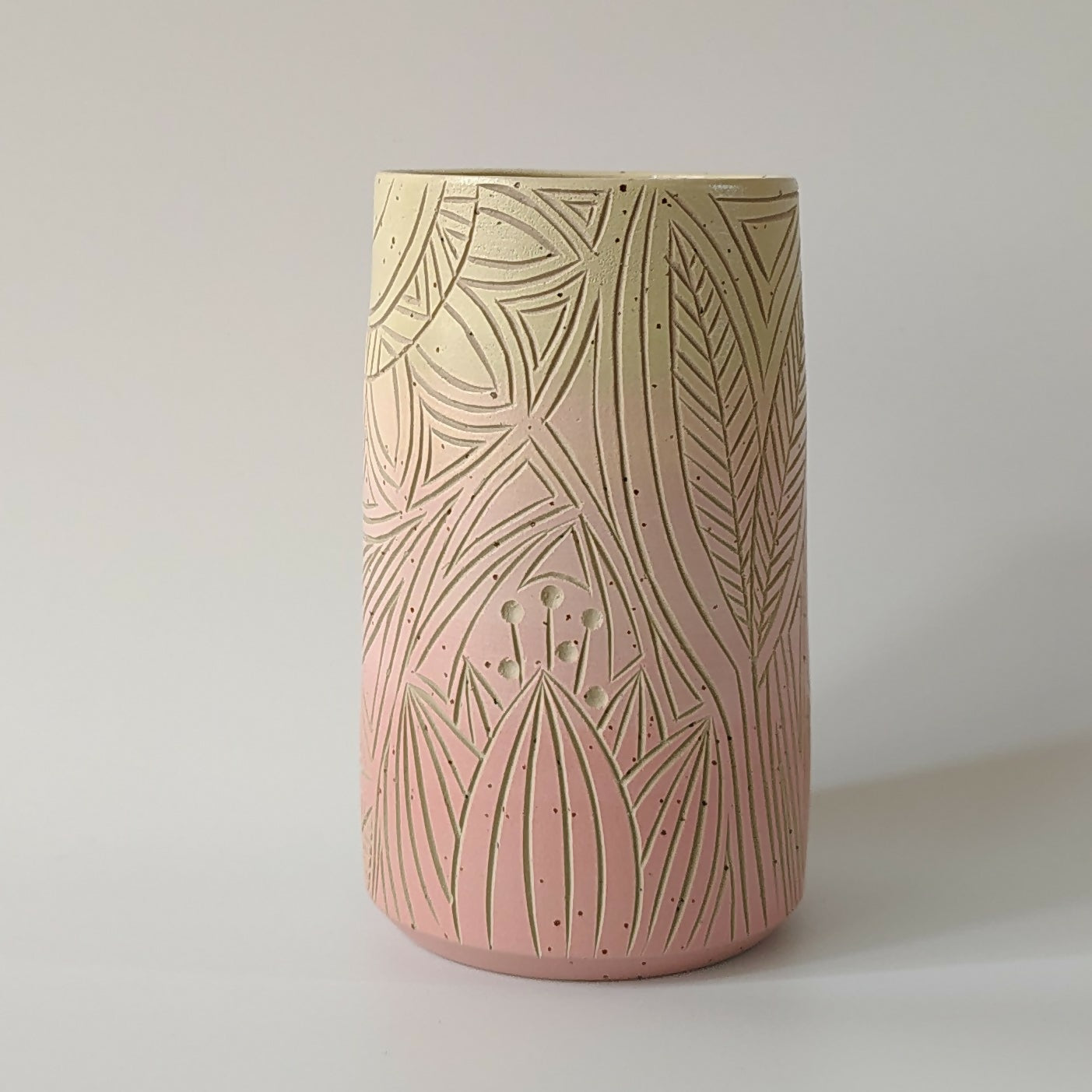 Soft Pink Lotus Vase