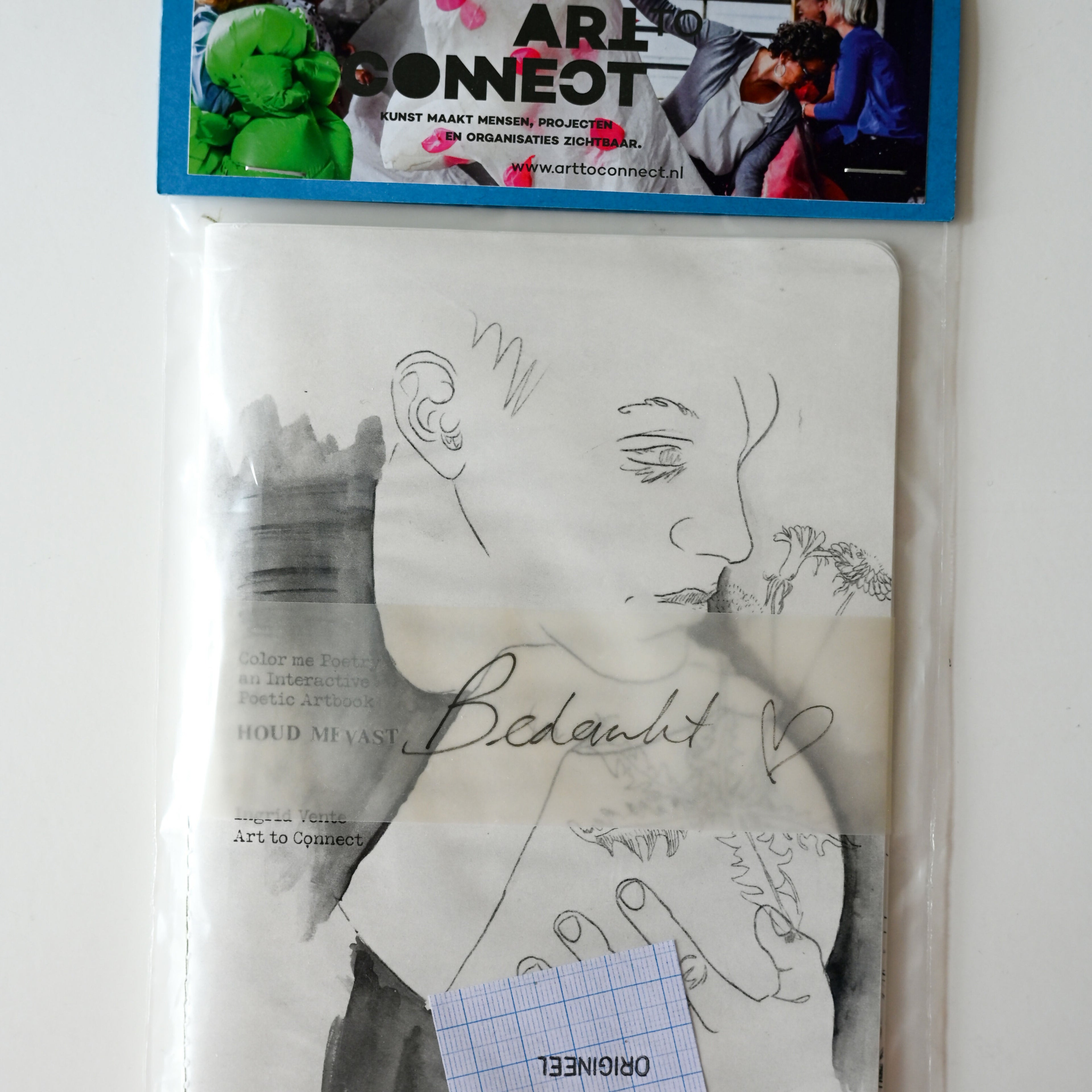 gedichtenbundel Houd me vast cadeau illustratie Art to Connect