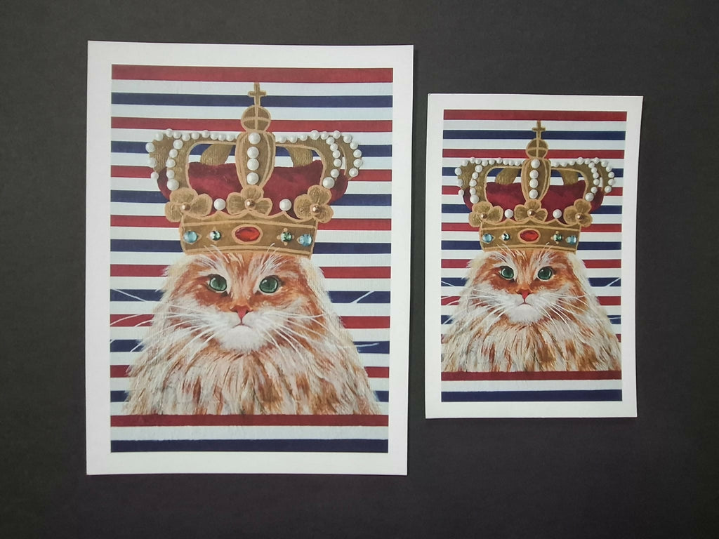 Cat print 'Zijne mauwisteit'