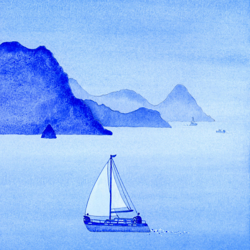 Approaching the island