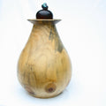 Vase or Urn with bornite gemstone