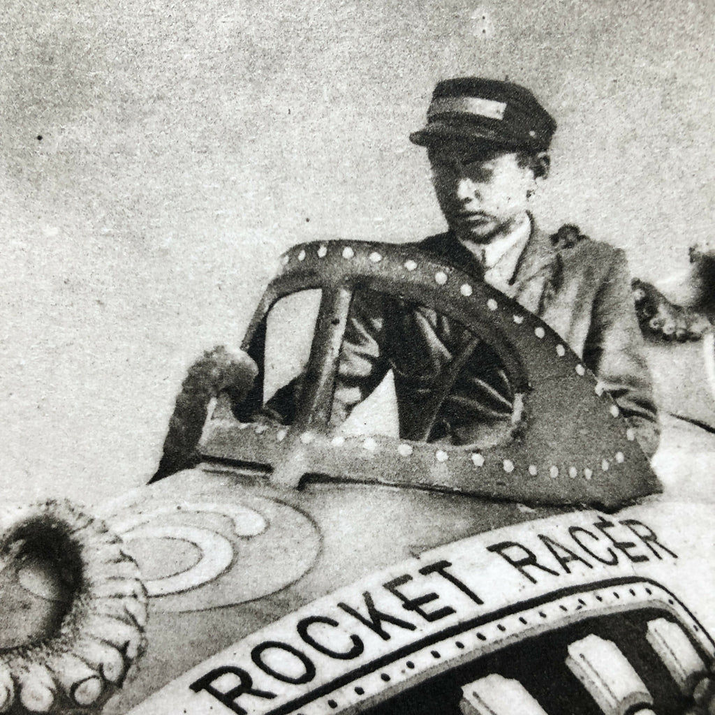Exterior No.15: The Boy and The Rocket Racer