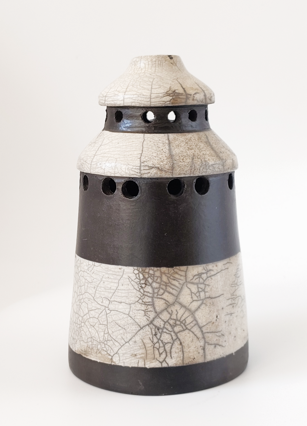 Raku-vuurtoren, lantaarn van Sabrina keramiek – foto 4