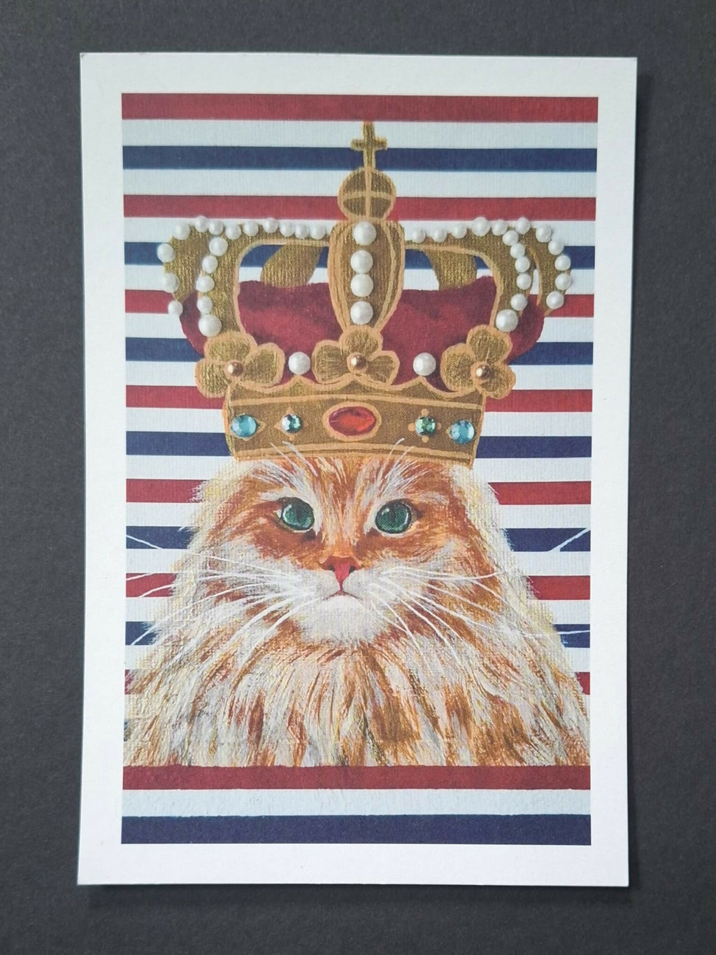 Cat print 'Zijne mauwisteit'
