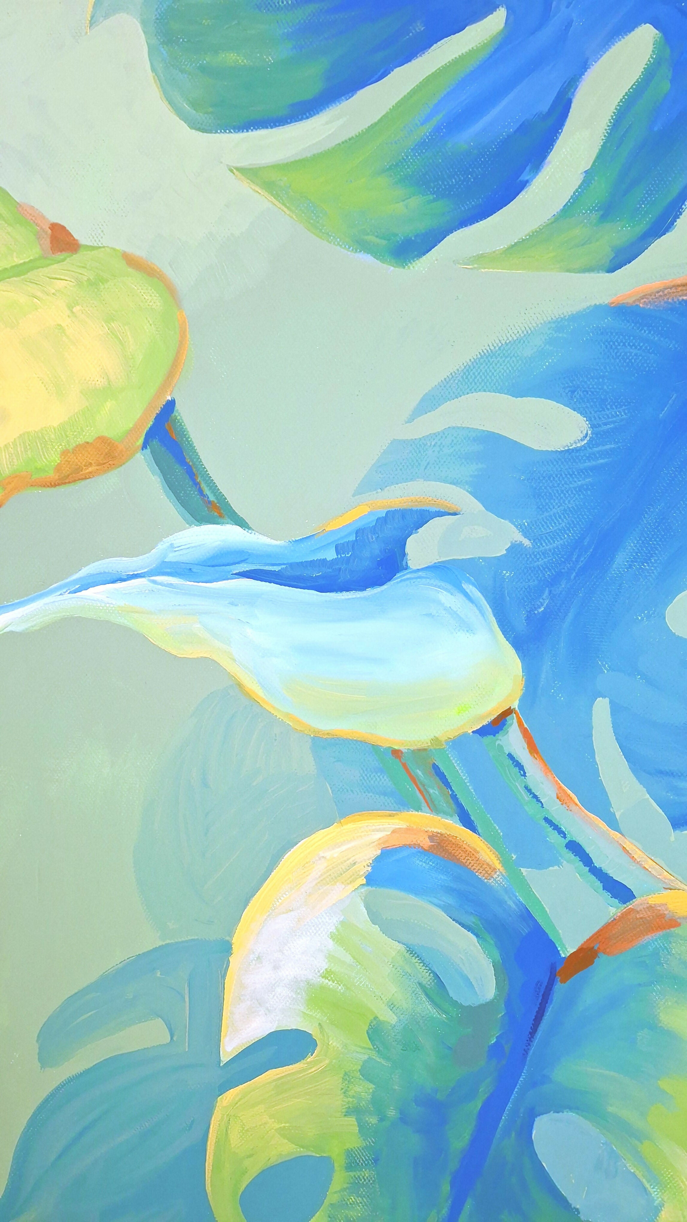 Groen Botanisch Schilderij