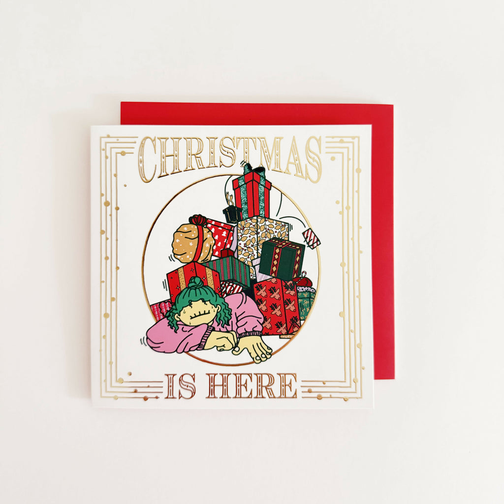 Kerststress - een ansichtkaartenset