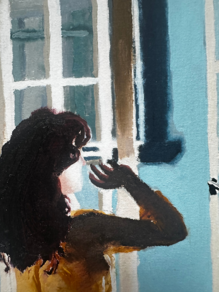 Girl in the window – Fine Art Print