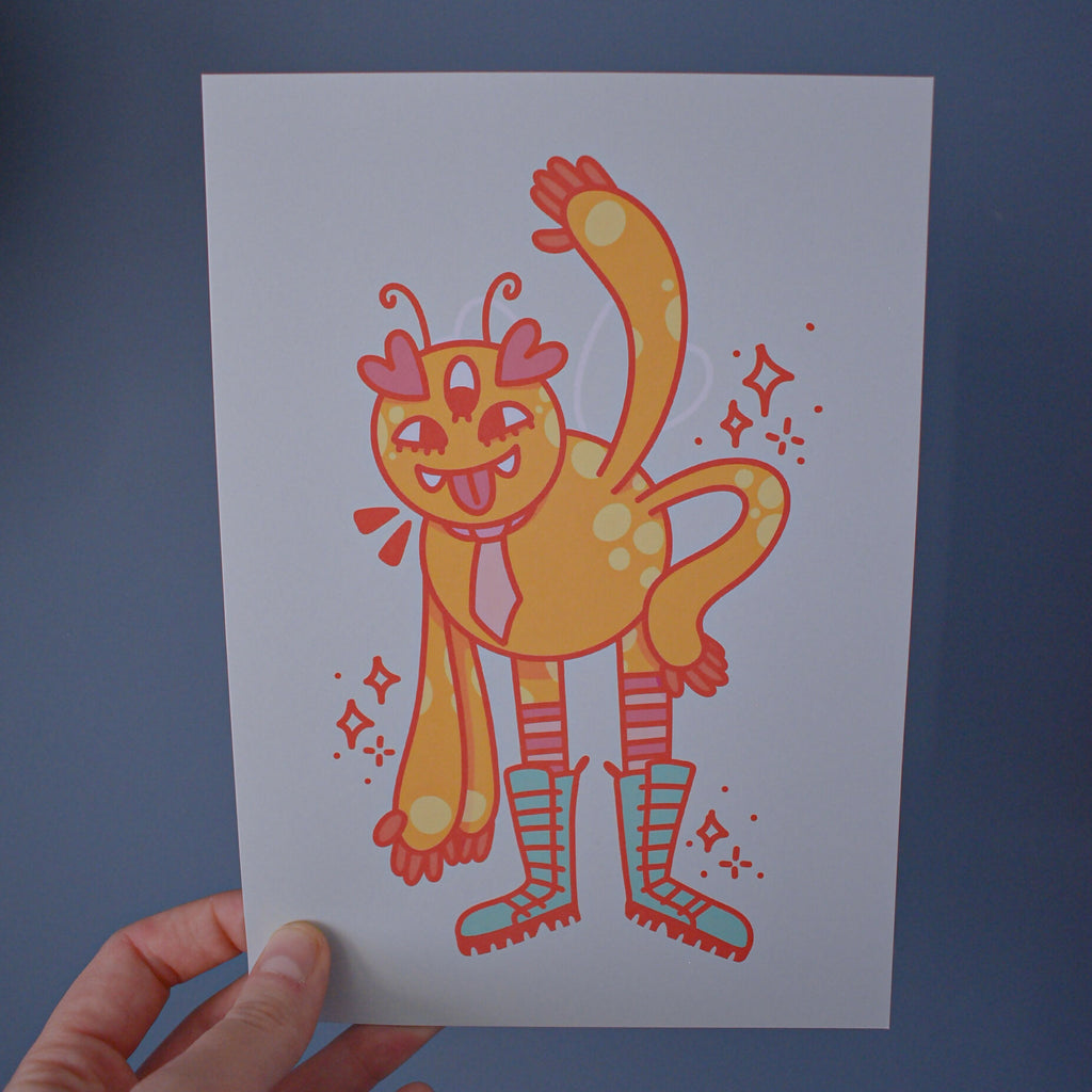 Insecttype monsterprint
