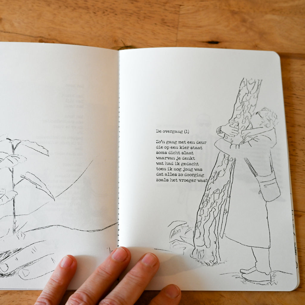 gedichtenbundel Houd me vast Art to Connect lezen en voorlezen boom knuffelen Illustratie gedichtenbundel