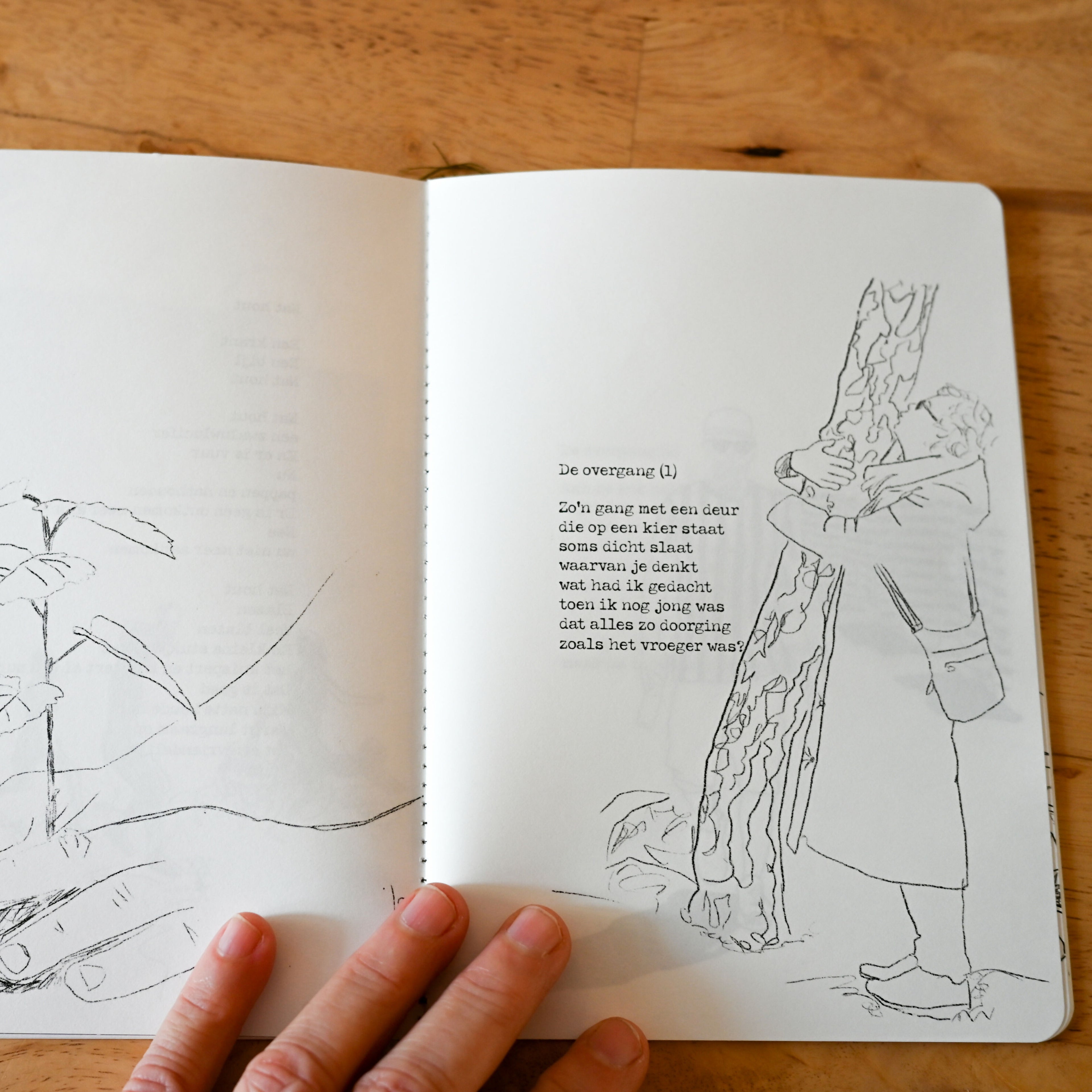 gedichtenbundel Houd me vast Art to Connect lezen en voorlezen boom knuffelen Illustratie gedichtenbundel