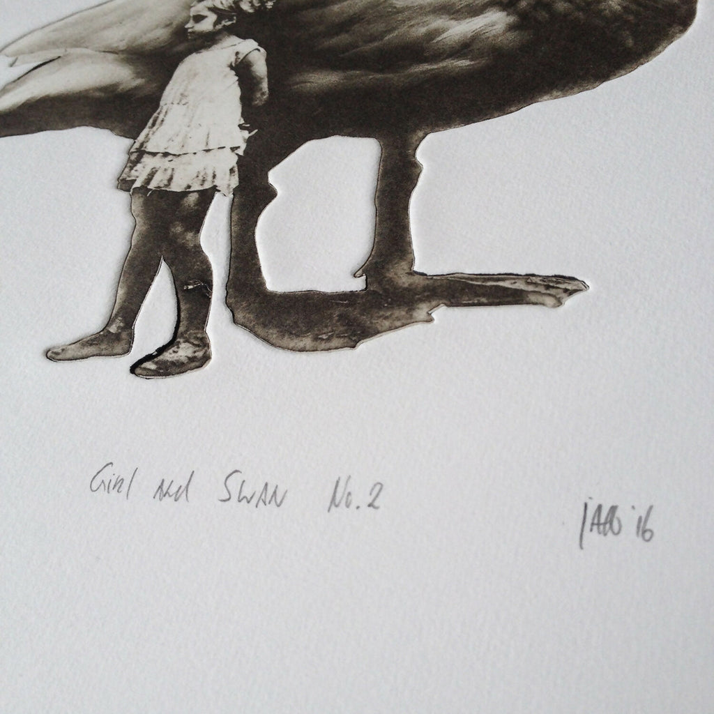 Girl and Swan No.2