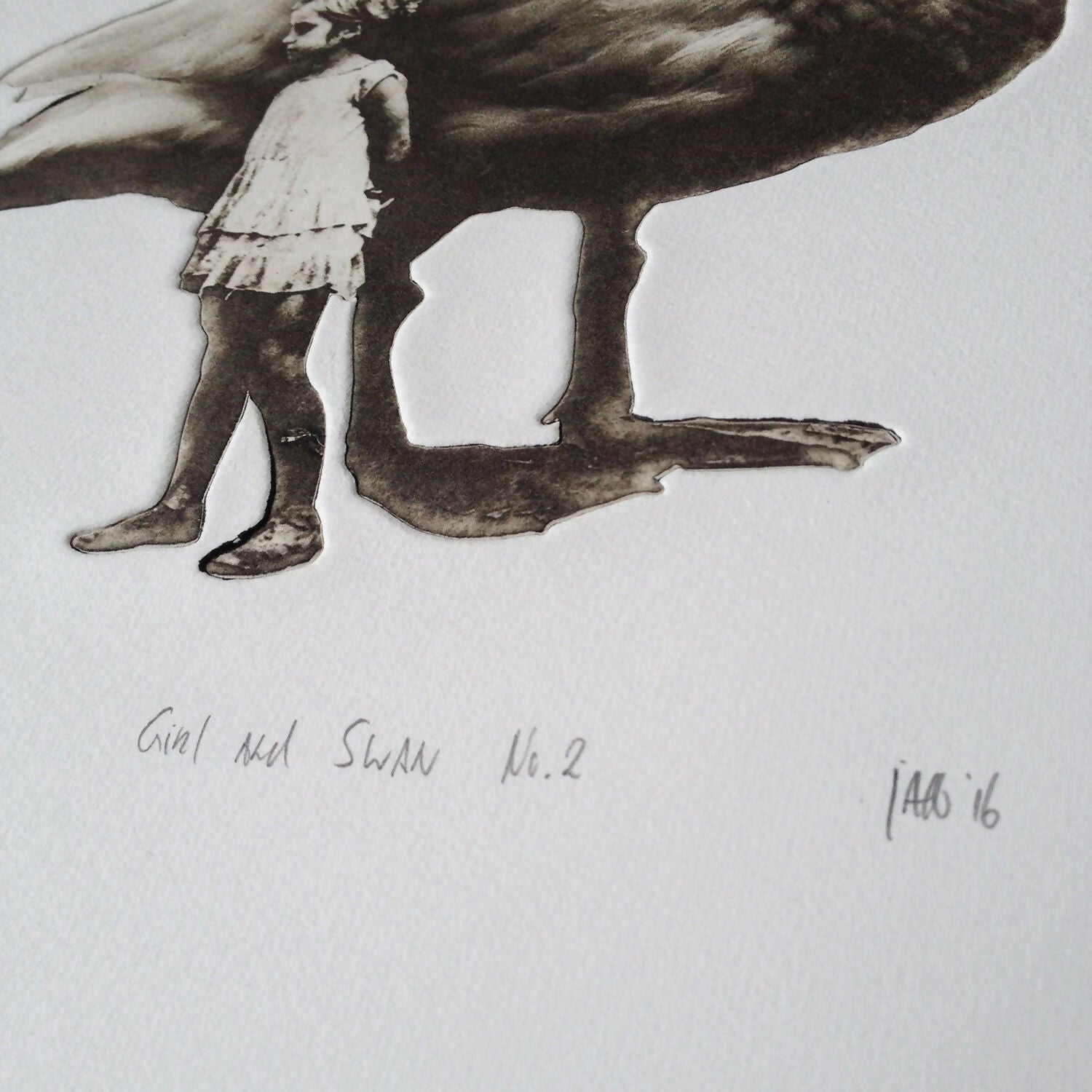Girl and Swan No.2