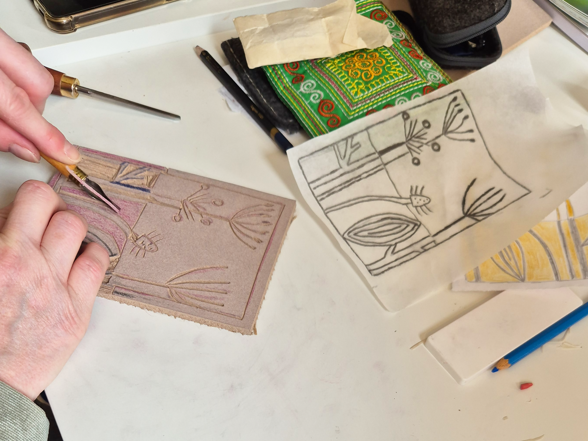 Linosnede-workshop