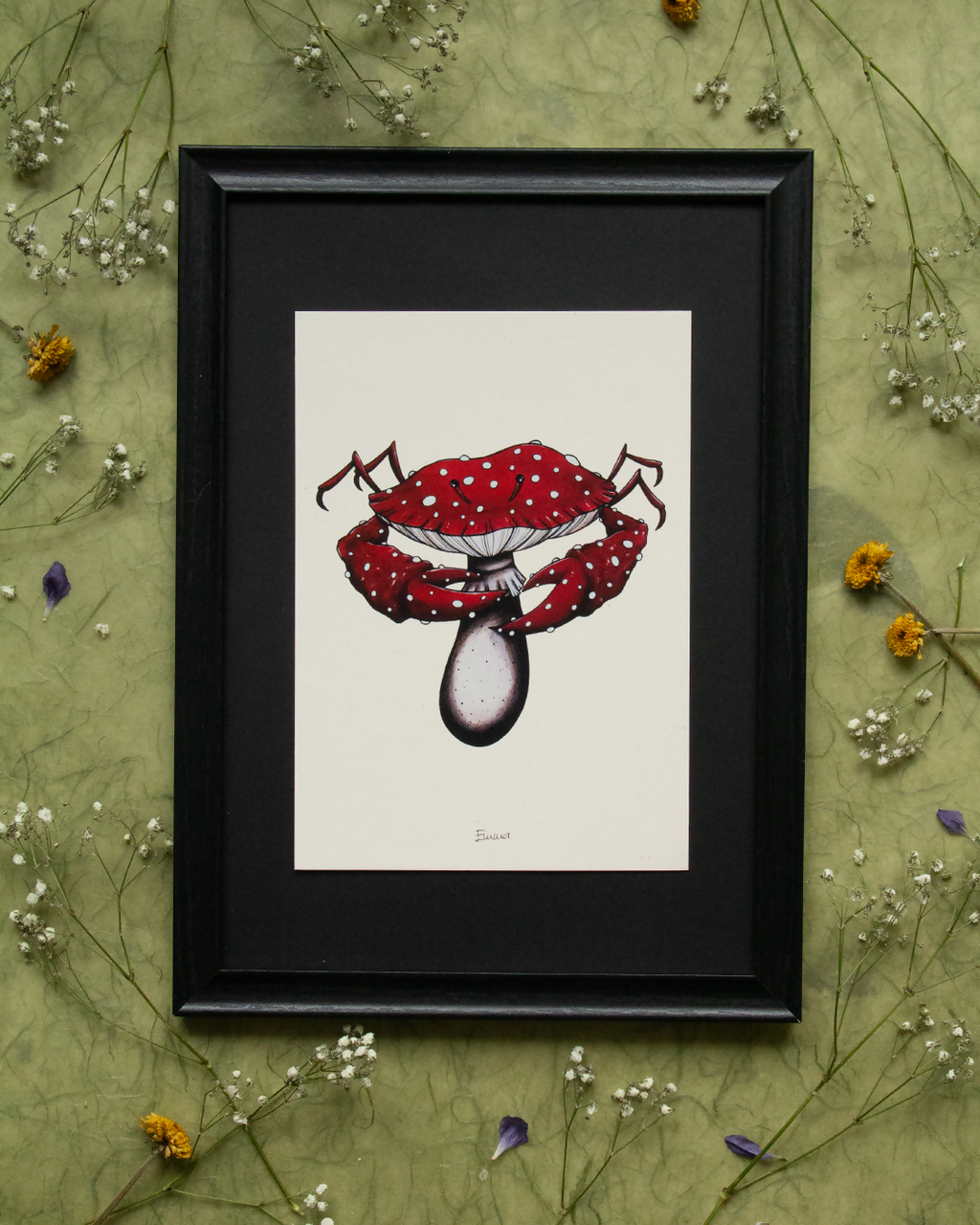 Crab Amanita - Kunstprint