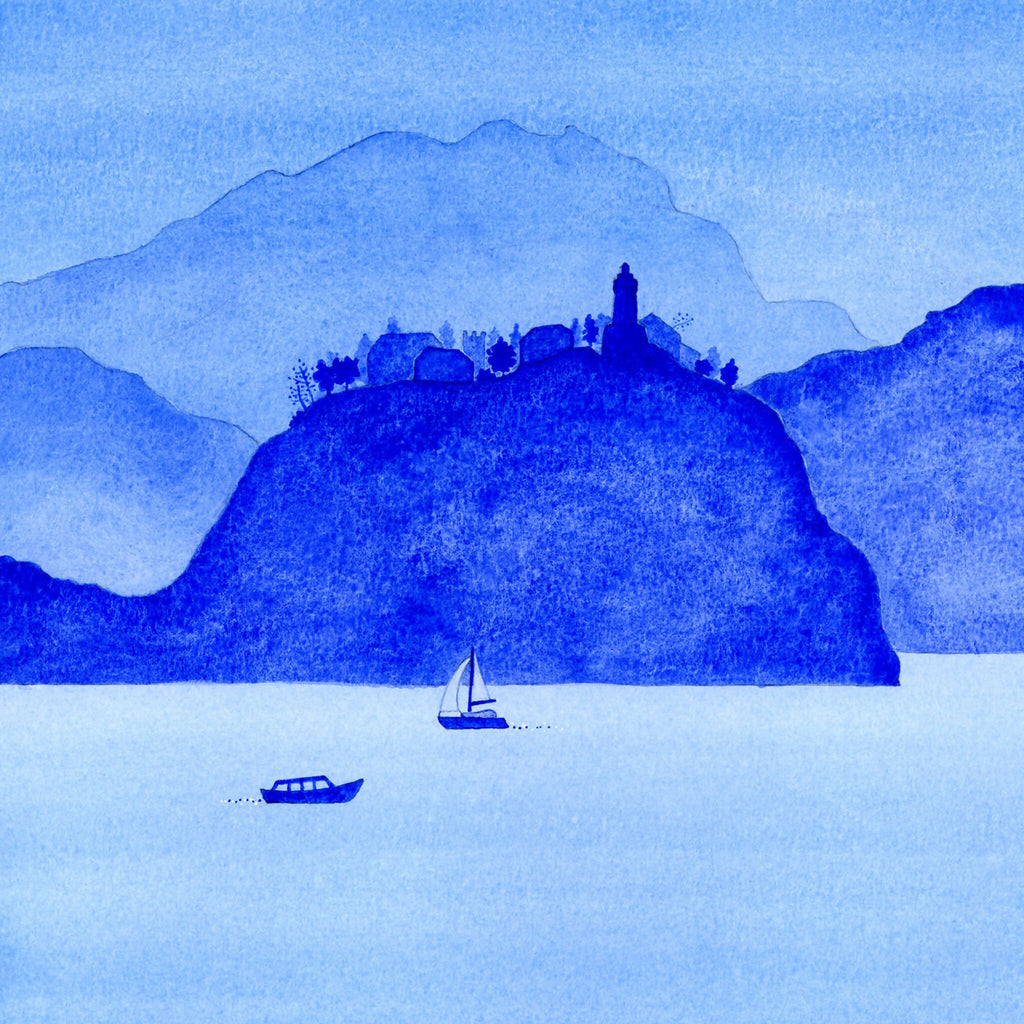 Approaching the island