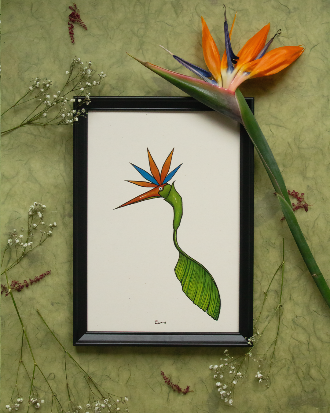 Strelitziaceae reiger - Kunstprint