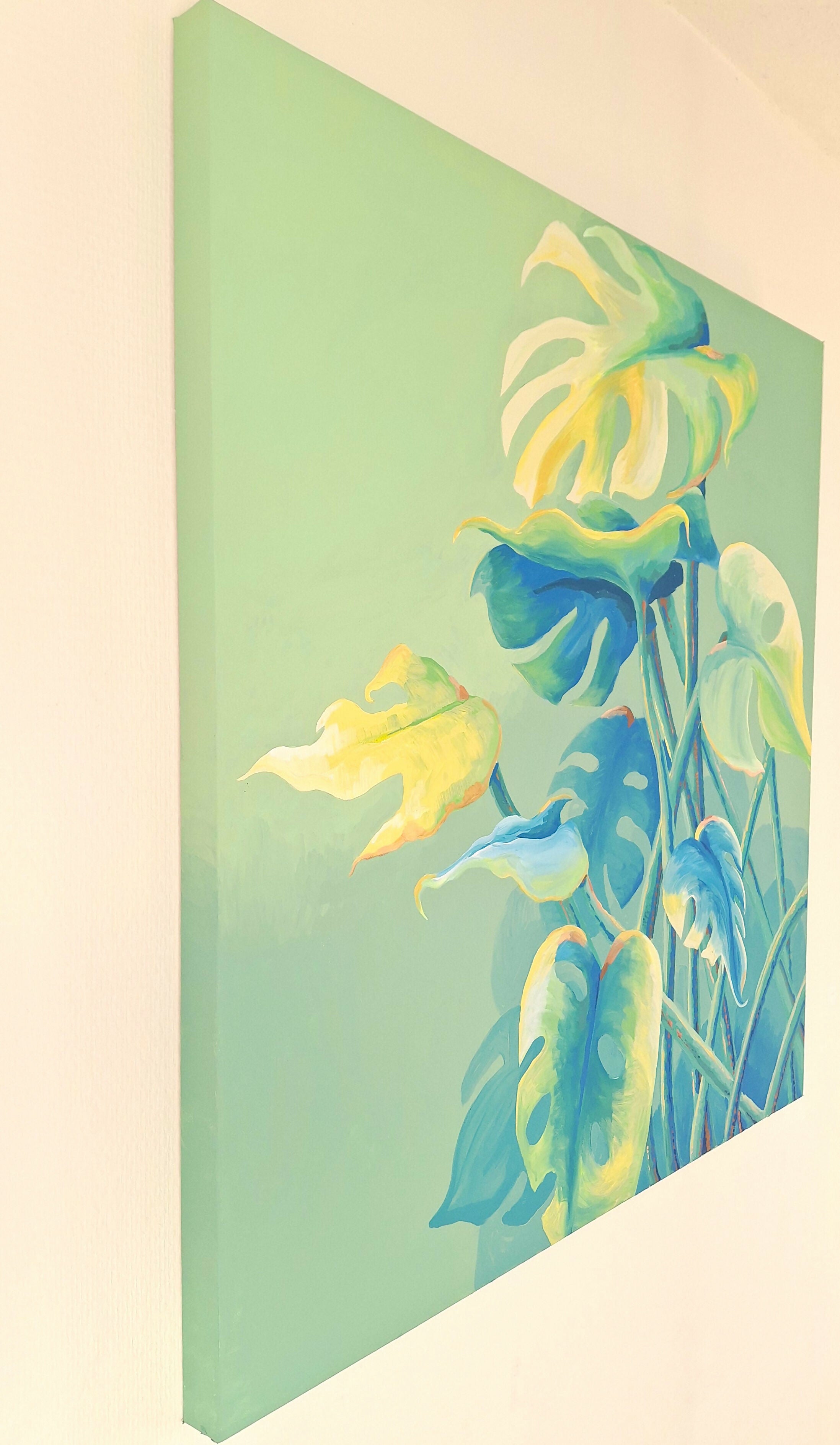 Groen Botanisch Schilderij