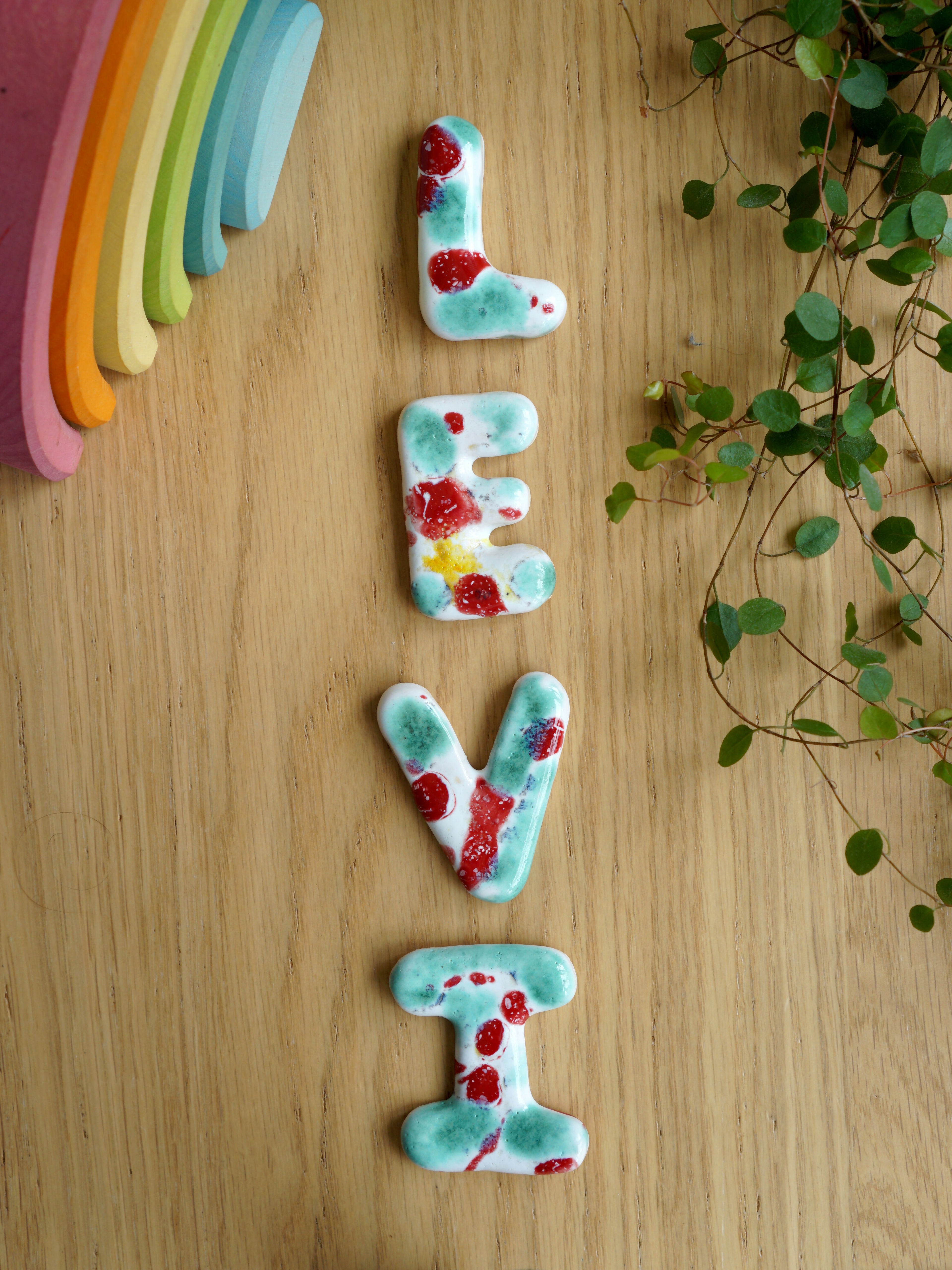 Keramische Letters LEVI