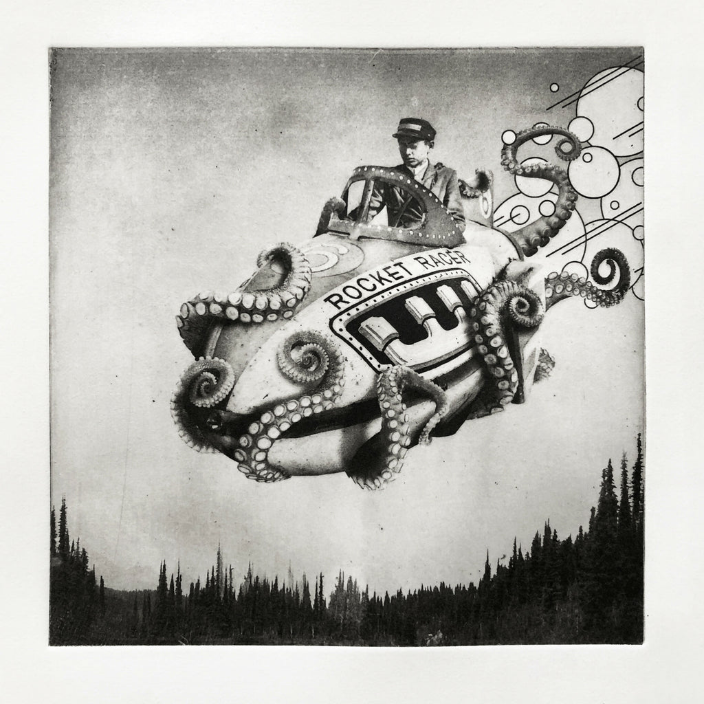 Exterior No.15: The Boy and The Rocket Racer
