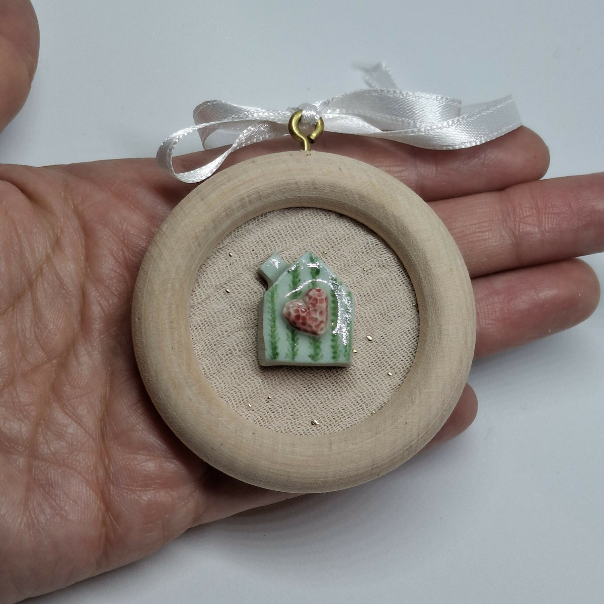 Groen huisje met hart van Travelling Goods