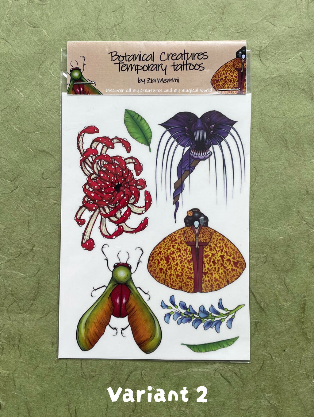 Botanische wezens Tijdelijke tatoeages
