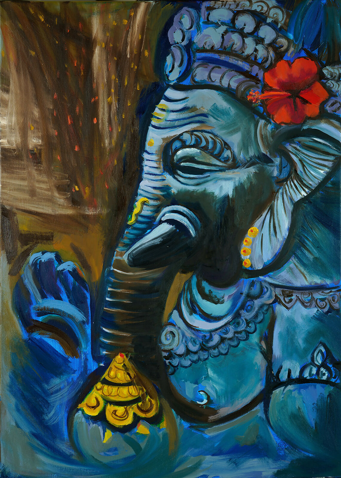 Heer Ganesh – A4 Fine Art Print