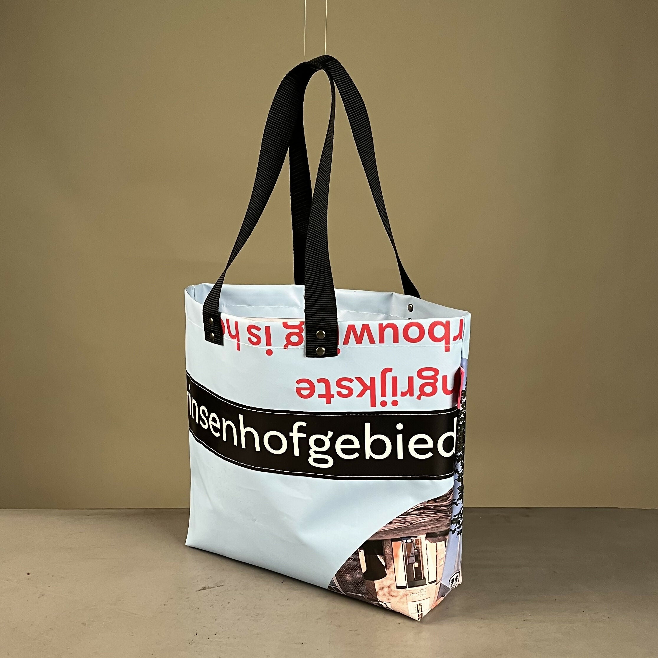 Shopper medium | Gemaakt van een oud museumbanner