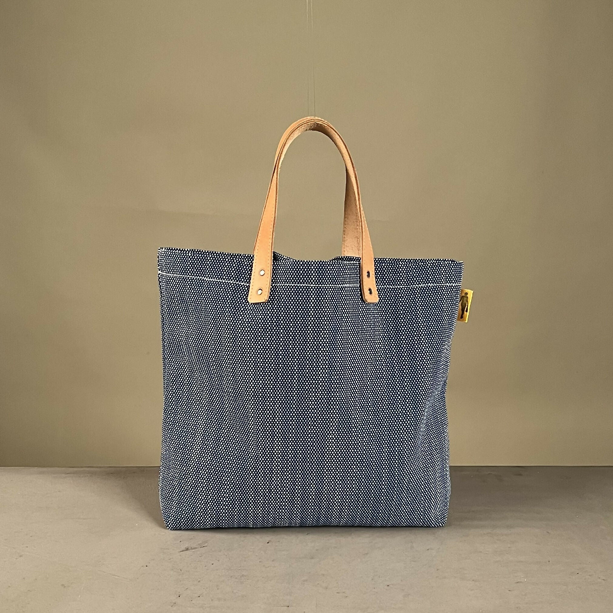 Shopper | Made from the upholstery on the back of an IKEA sofa.