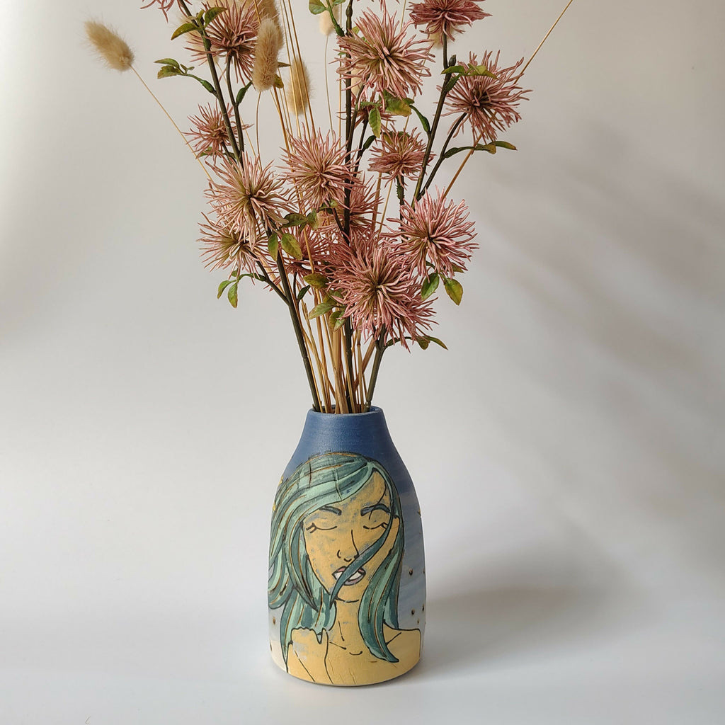 Dreaming Lady Vase