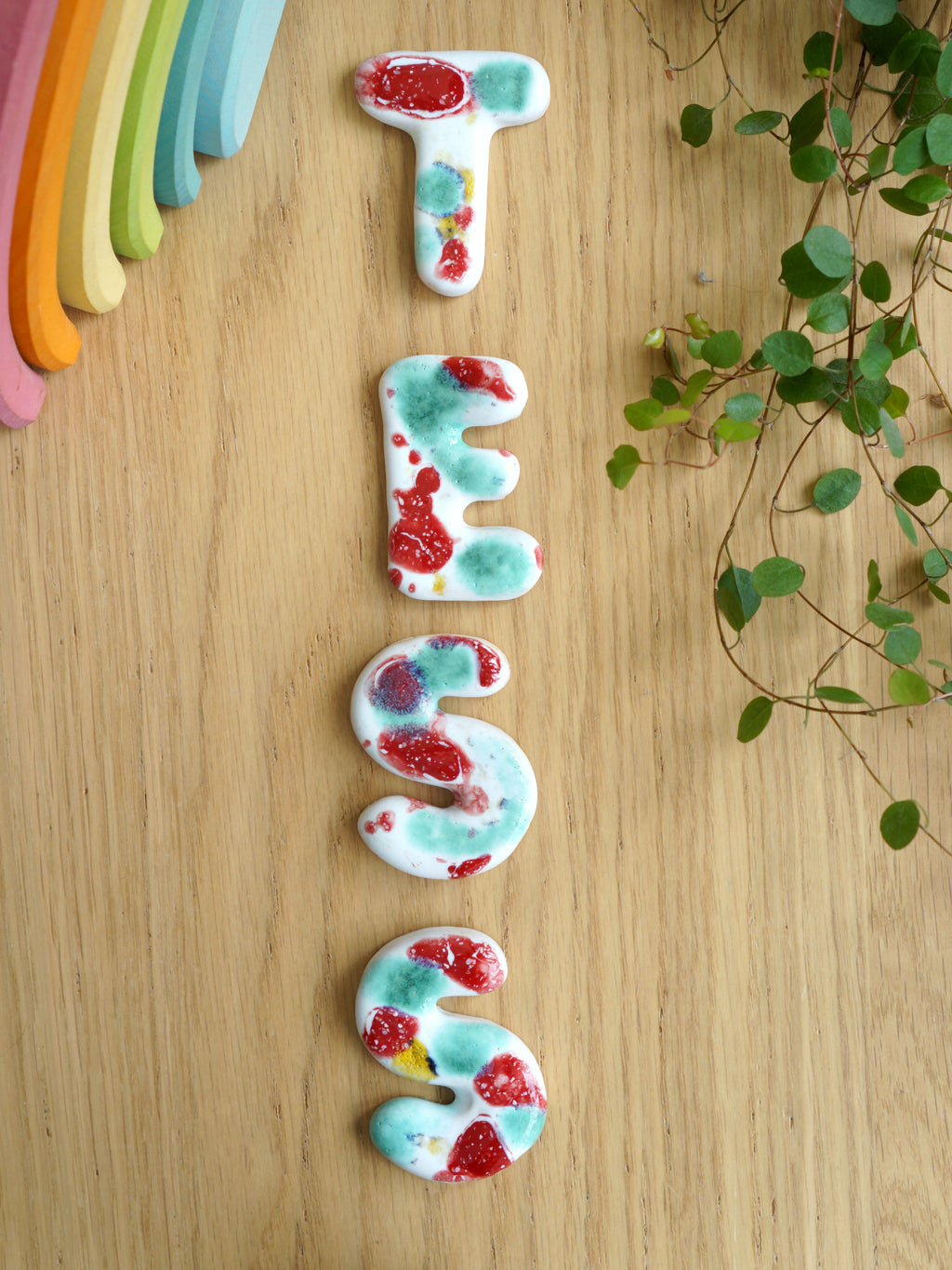 Keramische Letters TESS