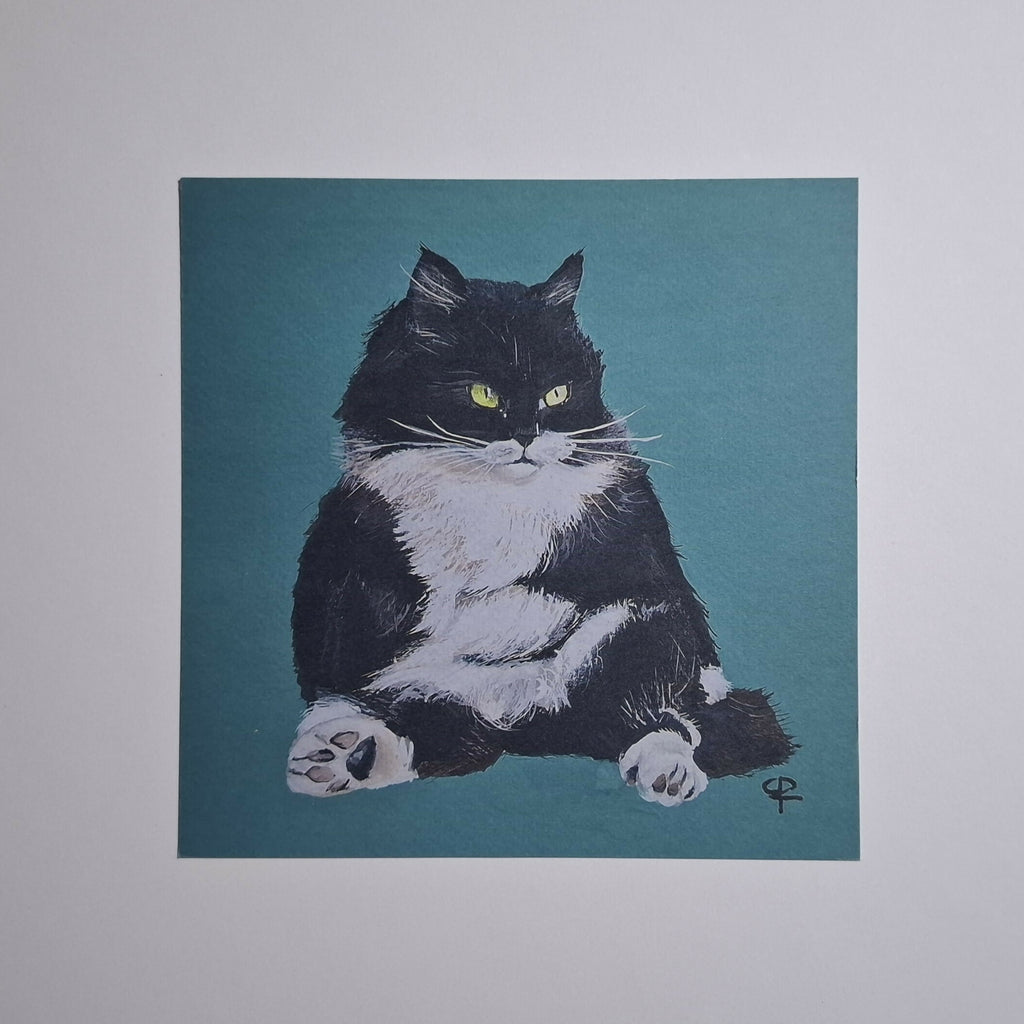 Cat print 'Zitpoes'
