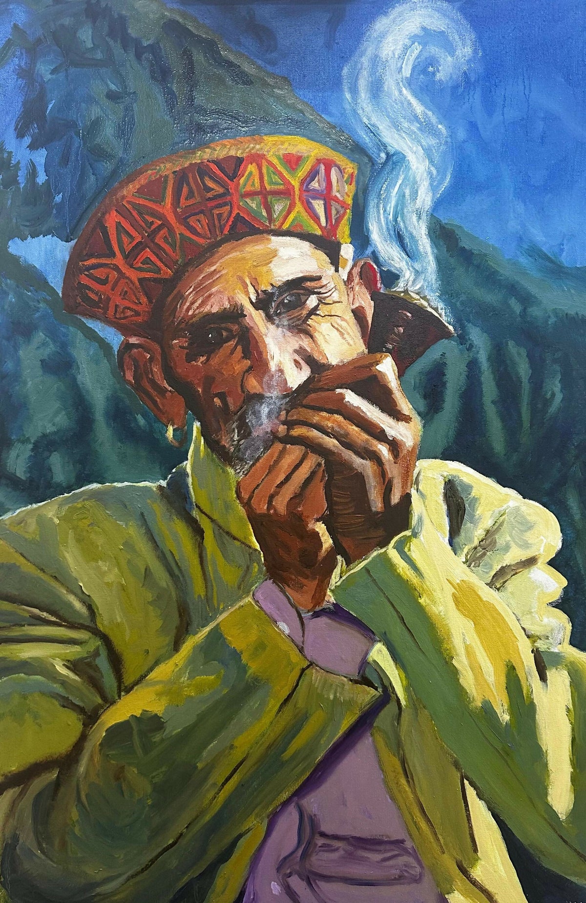 Under the Himalayan Sky – A4 sized Fine Art Print